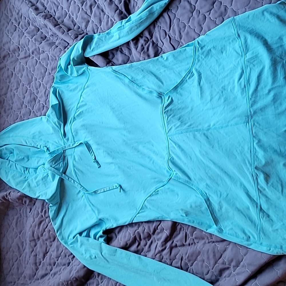 Bloquv Hooded long sleeve spandex dress